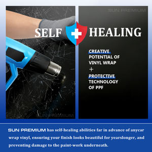 Revêtement de voiture noir mat de haute qualité - Résistant à la pluie acide <span class=keywords><strong>et</strong></span> à la corrosion. Auto-réparateur sans laisser de résidu adhésif - Product Image 4