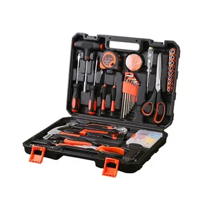 Atacado 72pcs universal home tool set kit reparação mecânica combinação mão toolkit doméstico ferramenta manual conjunto