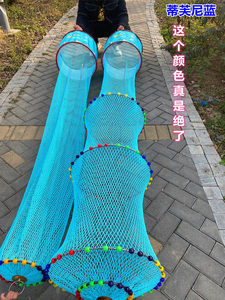 Filets de pêche en acier inoxydable avec cadre en forme de garde-poisson caoutchouté, maille en polypropylène, revêtement en nylon - Product Image 5