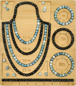 Wooden <strong>Bead</strong> <strong>Board</strong> Jewelry Bamboo Beading <strong>Board</strong> for Bracelet Making Bracelet <strong>Bead</strong> <strong>Board</strong> - Product Image 1