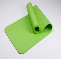 Tapis de yoga TPE écologique et durable, personnalisable avec logo, 183 cm, 8 mm d'épaisseur, antidérapant, vente en gros d'échantillons à bas prix