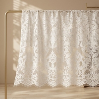 Dentelle Chantilly faite à la main au crochet, dentelle française pour mariage, dentelle cordonnée