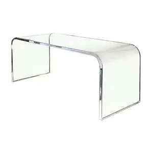 Custom Clear Modern Design Coffee/end Table Lucite Coffee Console Acrylic table use as a lap desk