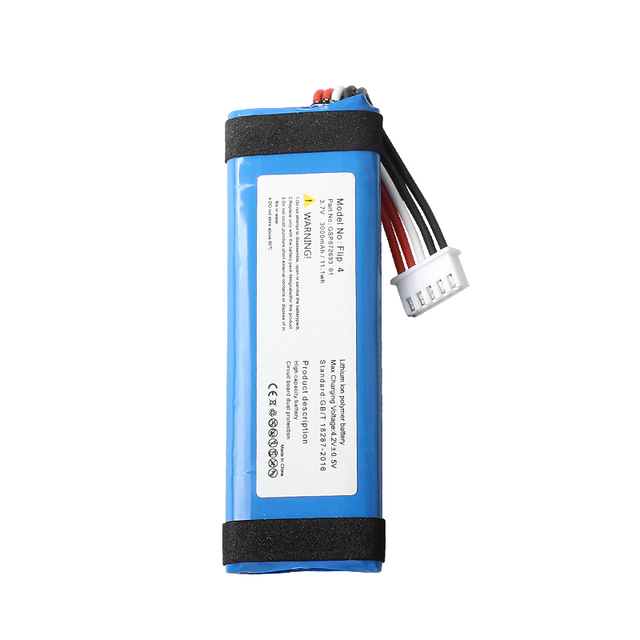 JBL FLIP 4 Replacement Battery 3000mAh Original Position Direct Install Grade A+ Cell with 6 Protections & 12-Month Warranty
