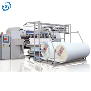 Mattress Fabric Making Lock Stitch Computerized Multi needle machine ultrasonic sheet blanket making machine