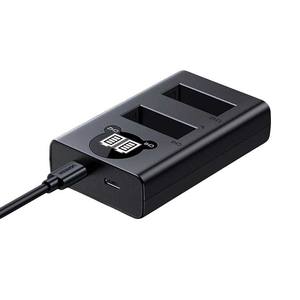 ที่ชาร์จแบตเตอรี่กล้องแบบสองช่องสำหรับ Canon EOS พร้อมสาย USB-C LP-E12 - Product Image 1