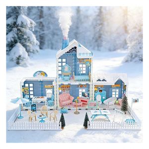 Villa de Princesas de Plástico para Accesorios, Balcón, Piscina, Dormitorio, Ascensor, Muebles, Juego de Construcción DIY, Regalo para Niñas, Niños y Familia - Product Image 2