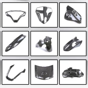 Pièces de moto en fibre de carbone <span class=keywords><strong>MBK</strong></span> <span class=keywords><strong>Nitro</strong></span> <span class=keywords><strong>Aerox</strong></span> 155, pièces de carrosserie en plastique, kit de carénage complet en plastique - Product Image 1