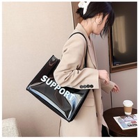 Sac fourre-tout transparent en PVC holographique tendance et pas cher, idéal pour les étudiants – Collection Designer