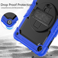 360 rotation étui robuste avec dragonne et bandoulière pour Lenovo M10 3rd 10.1 pouces TB-328FU TB-328XU 2022