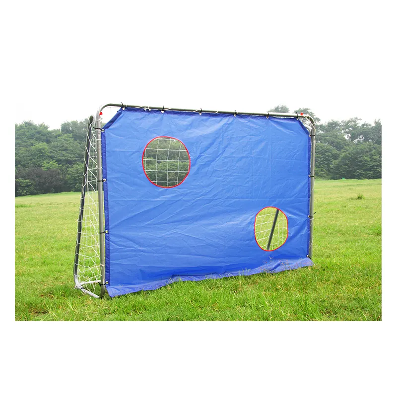 Уличная синяя ткань, портативный детский комплект для футбола, мини-набор для игры в футбол, Детская цель с мишенью