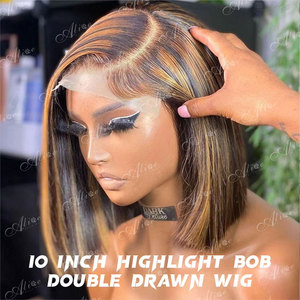 Capelli grezzi vietnamiti capelli umani capelli capelli crudi vietnamesi davanti a doppio taglio senza colla osso lisci capelli corti brasiliani - Product Image 5