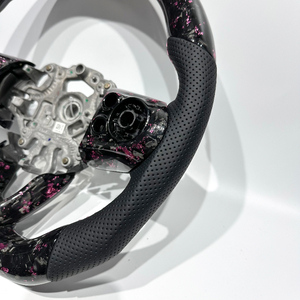 Volant en fibre de carbone véritable pour BMW <span class=keywords><strong>Mini</strong></span> JCW R56 F56 F54 F55 F60, intérieur automobile, 2013 2014 2015 2017 2018 2019 2020 <span class=keywords><strong>2022</strong></span> - Product Image 4