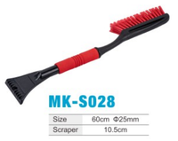 Brosse à neige pour tuyaux épais MK-S028 60 cm avec grattoir à glace de 10,5 cm, pelle à neige robuste pour voiture, idéale par temps froid