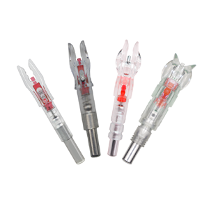 Encoches lumineuses LED ID 5.2/6.2/7.6 MM Frappes de chasse au tir à l'arc. 204 "/.246"/.300 "Flèches LED automatiques Flèches en carbone - Product Image 1