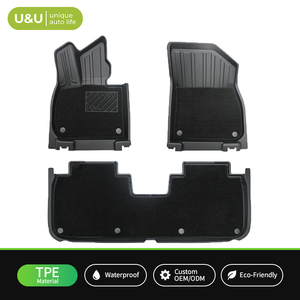 Accessoires de voiture 3D imperméables, tapis de sol en TPE résistants aux intempéries, sur mesure, pour la protection de l'intérieur du coffre du véhicule - Product Image 1