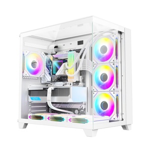 Custodia per <span class=keywords><strong>Computer</strong></span> con tre pannelli in vetro temperato, - Product Image 1