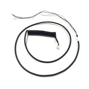 Câble spiralé 5x26AWG avec connecteur JST, <span class=keywords><strong>gaine</strong></span> en PU, fil flexible pour connexion de pont gauche/droit de la carte mère - Product Image 2