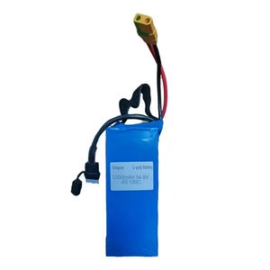 Viwipow 4S <span class=keywords><strong>14.8V</strong></span> 1300mAh 130C סוללת רחפן עמידה בטמפרטורה נמוכה סוללת LiPo עבור RC מסוק Quadcopter FPV מירוץ רחפן - Product Image 2