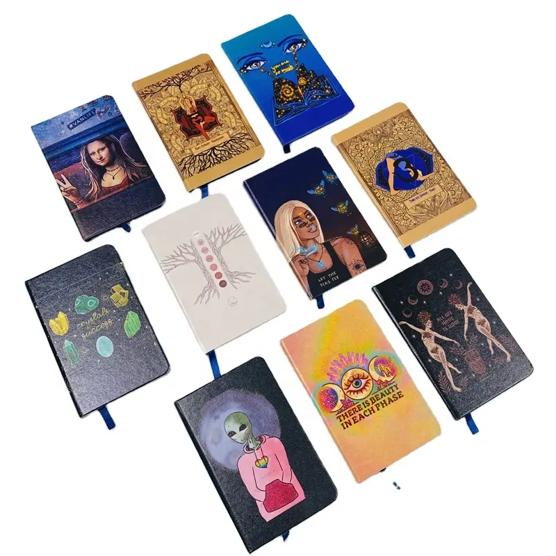 Großhandel Custom Printing Notizbuch A5 Tagebuch B5 Softcover Agenda Anpassbares Leder Hardcover PU Cover Notebook