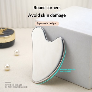 Outil de <span class=keywords><strong>massage</strong></span> facial en acier inoxydable et résine cristalline, forme cœur, pour le lifting du <span class=keywords><strong>visage</strong></span> et le <span class=keywords><strong>massage</strong></span> des muscles. - Product Image 4