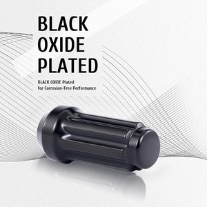 9/16-18 dadi per alette ruota confezione da 32, dadi per alette di rivestimento neri 9/16x18 <span class=keywords><strong>2</strong></span> pollici di altezza sede conica di trasmissione scanalata con presa compatibile con D - Product Image 1