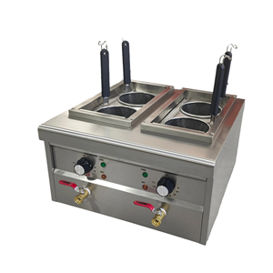 Freidora de Gas de Acero Inoxidable de Doble Tanque con Control de Temperatura, Equipo de Cocina Comercial de Propano/GLP - Product Image 1