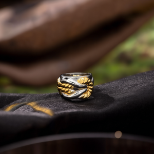 Fashion <b>Rings</b> 316L Stainless Steel PVD Gold Plating Resistant Sustainable - Product Image 3