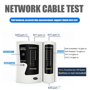 <span class=keywords><strong>Kit</strong></span> de herramientas de mantenimiento de red doméstica RJ45 que incluye cortador de cables, probador, Conector de cristal, crimpadora, herramienta de amarre de combinación de Telecomunicaciones - Product Image 4