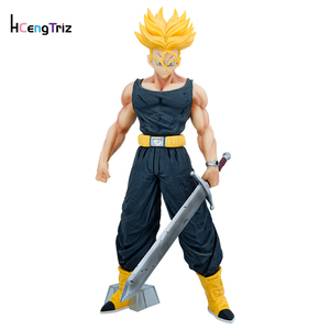 Alta calidad grande 42cm Anime <span class=keywords><strong>Dragon</strong></span> Balls PVC colección modelo juguetes DBZ Super Saiyan Legend of Guild Wars Trunks figura de acción - Product Image 1