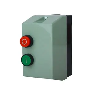 Interruptor magnético de iniciante, motor magnético QCX2-40, 18.5kw, contato le1 220v 380v, ac, contador magnético