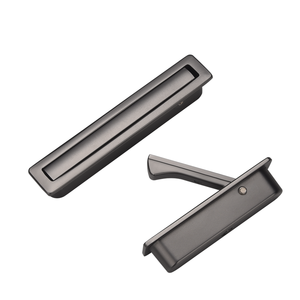 Minimalist Zinc Alloy Recessed Drawer Pull Handle Concealed Embedded Cabinet <strong>Door</strong> Handle for Kitchen Wardrobe - Product Image 1