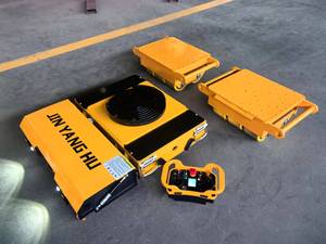 Plataforma de Transporte de Carga Pesada con Sistema Hidráulico de Elevación, Bomba Eléctrica Integrada para Manejo de Materiales Industriales - Product Image 6