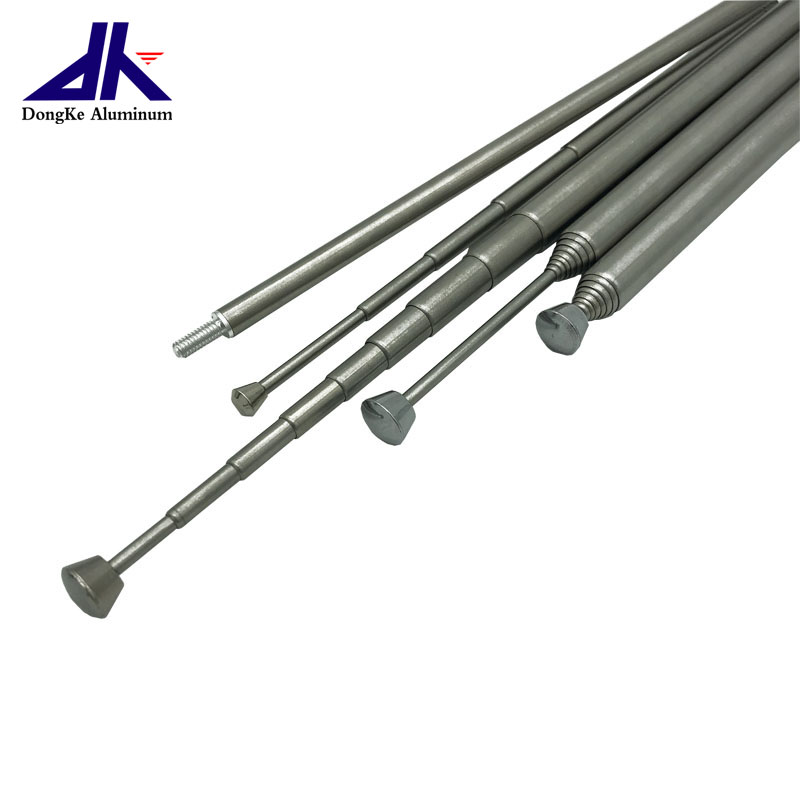 Регулируемый телескопический удлинитель из нержавеющей стали с наружной резьбой для ТВ-антенны, 6 м