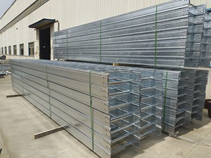 Bandejas de Cables Metálicas de Acero Laminado en Frío de Gran Calidad y Amplio Espacio a Bajo Precio, Escalera de Cables para Instalación de Cables en la Industria y Construcción - Product Image 3