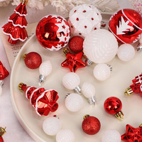 Best-seller boules de noël originales en gros d'usine boules de noël en plastique décorations de noël de YIWU