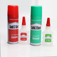 Colle pour cartouche d'imprimantes 3d, cyanacrylate, liquide, Kit MDF, vert clair, 2 Mpa.s, avec activateur en Spray, livraison gratuite, OEM, C3H6O