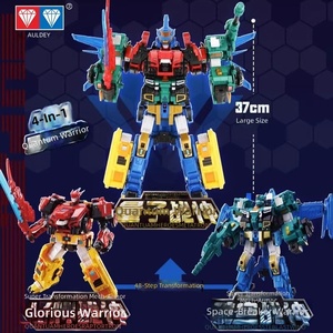 Authentique Robot Transformer et Combinable Quantum Squad Dinosaur Guardians Super-Sound War God en Plastique, Jouet pour Enfants Garçons 14 - Product Image 2