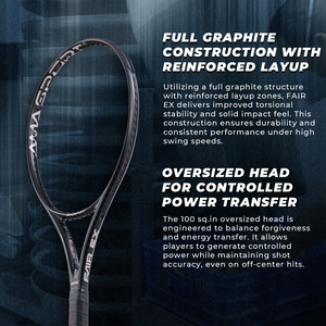 Raqueta <span class=keywords><strong>de</strong></span> <span class=keywords><strong>Tenis</strong></span> Profesional, la Más Vendida, Excelente, Más Pesada y Estable, Completamente <span class=keywords><strong>de</strong></span> Grafito, para <span class=keywords><strong>Jugadores</strong></span> Agresivos - Product Image 3
