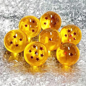 Anime Goku <span class=keywords><strong>Dragon</strong></span> <span class=keywords><strong>Ball</strong></span> llavero 3D 1-7 estrellas <span class=keywords><strong>Cosplay</strong></span> bola de cristal llavero colección juguete para regalo - Product Image 4