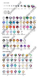 Yantuo Cristal De Alta Qualidade Diamante Negro Cor De Cristal Pedras Adesivos Não Hot Fix Strass Flatback Strass De Vidro - Product Image 4