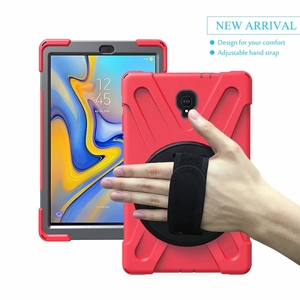 Estuche resistente <span class=keywords><strong>a</strong></span> prueba de golpes con soporte de 360 grados/correa de mano para Samsung <span class=keywords><strong>Galaxy</strong></span> <span class=keywords><strong>Tab</strong></span> <span class=keywords><strong>a</strong></span> 10,5 pulgadas T590/T595 - Product Image 3
