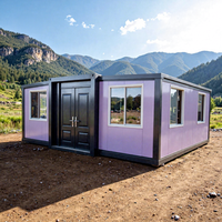 Maison conteneur extensible à deux chambres pour hôtel ou bureau