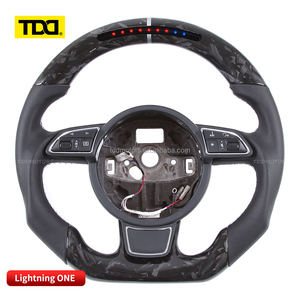 Volante Deportivo TDD de Fibra de Carbono con LED para Audi A3 A4 A5 S3 S4 RS3 RS4 B8 B9 8V 8W Personalizado - Product Image 4