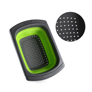 <span class=keywords><strong>Scolapasta</strong></span> Pieghevole da Appoggio con Manici Estensibili, Cesto Filtrante Retrattile da Cucina - Product Image 4