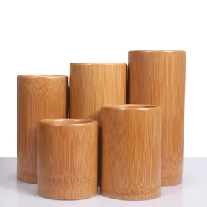 Biodegradable Hot Trending Bamboo Drinking Cup With Eco-friendly Laser Engraved Logo Materials Wholesale Bamboo Cup