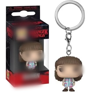 Vente en gros de figurines d'action de film 3D Stranger, porte-clés, poupée en PVC de dessin animé, pendentif, porte-clés - Product Image 2