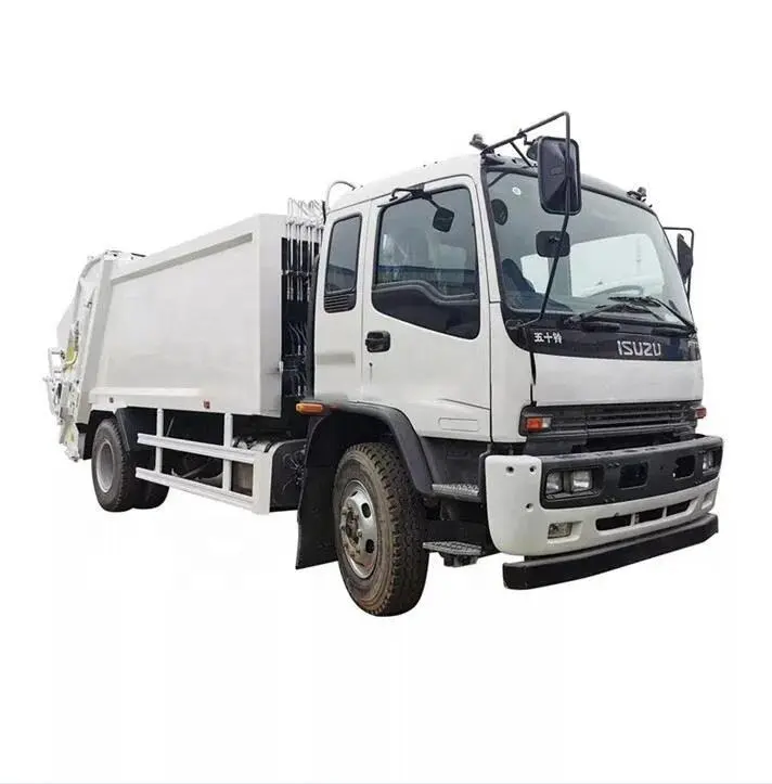 Nouveau modèle 2023 Isuzu 10 tonnes, compacteur à ordures, collecteur de déchets, conteneur camion, prix de gros