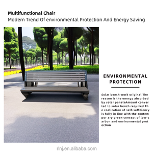 Asiento Inteligente Solar para Parque con Carga Inalámbrica USB, Música, Doble Fila de Asientos, Punto de Acceso WiFi, Banco Largo Solar 2309 Metal Park B 2309 - Product Image 1