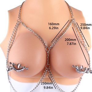 ที่หนีบหัวนมโลหะ QKKQ พร้อมกระดิ่ง ของเล่นทางเพศสำหรับคู่รัก BDSM บอนด์เดจ กระตุ้นความเจ็บปวดที่หัวนม ที่หนีบหัวนม ของเล่นทางเพศ - Product Image 2